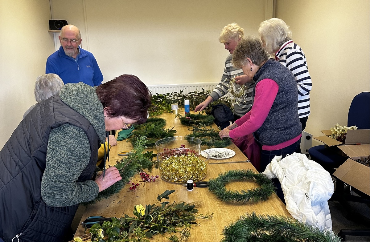 Wreath making 1